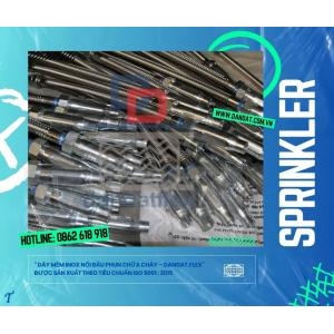 Ống nối đầu phun chữa cháy,khớp nối mềm sprinkler pccc,ống nối mềm cứu hỏa,ống mềm inox chữa cháy,